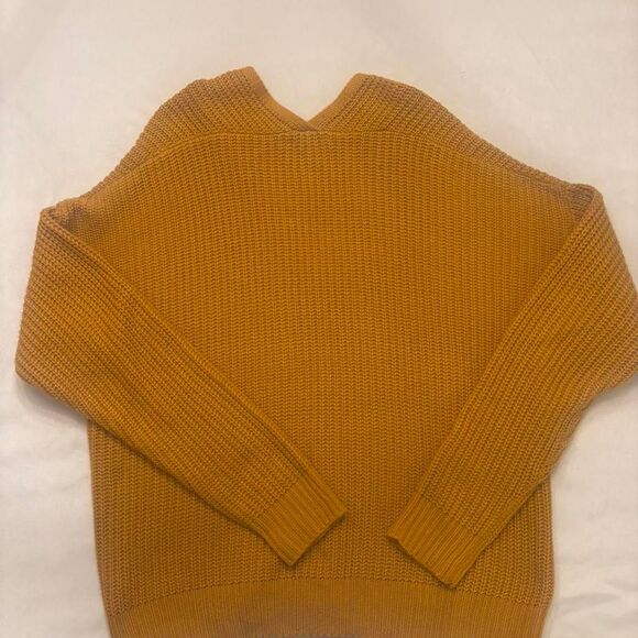 Double Zero Mustard Yellow Cardigan | Cozy Knit | Size Large - Picture 6 of 6